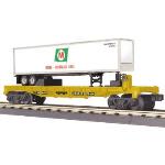 Mikes Train Hou MTH3076587 O-27 Flat w/40' Trailer, Moore McCormack Lines