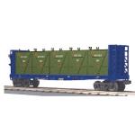 Mikes Train Hou MTH3076602 O-27 Flat w/ Bulkheads & LCL Containers, CSX