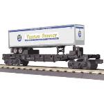 Mikes Train Hou MTH3076609 O-27 Flat w/40' Trailer, B&Q