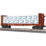 Mikes Train Hou MTH3076613 O-27 Bulkhead Flat w Lumber Load, CR