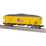 Mikes Train Hou MTH3079425 O-27 Hopper w/Operating Coal Load, UP