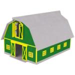 Mikes Train Hou MTH3090406 O Barn, Green/Yellow Trim