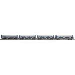 Mikes Train Hou MTH8023460 HO R-17 Subway w/NMRA, MTA/South/Blue/Silver (4)