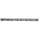 Mikes Train Hou MTH8023470 HO R-17 Subway w/NMRA, MTA/North/Blue/Silver (4)