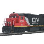 Mikes Train Hou MTH8520391 HO GP38-2 w/PS3, CN # 4704