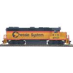 Mikes Train Hou MTH8520421 HO GP38-2 w/PS3, Chessie #4801