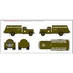 CLASSIC METAL W MWI30467 HO 1941-1946 Chevy Tank Truck, USARM