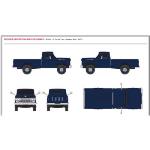 CLASSIC METAL W MWI30473 HO 1960 Ford 4x4 Pickup, Academy Blue