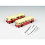 CLASSIC METAL W MWI52306 N GMC TDH 3610 Bus, Red w/Cream Roof (2)