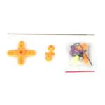 Ofna Racing Div OFN10723 SERVO LINKAGE KIT ORANGE FOR JR/FUT/AIR