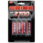 Team Orion Usa ORI13502 2700 AA NiMH BATTERY (4) AA NiMH BATT