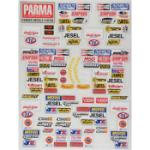 Parma Internati PAR10788 STOCK CAR FENDER DECALS PEEL & STICK