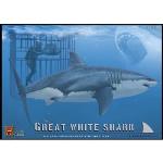PEGASUS HOBBIES PGH9501 The Great White Shark And Cage With Diver 1/18 Scale