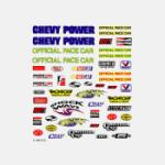PINECAR PIN317 NASCAR DECAL SET FOR PINE CARS