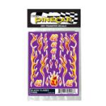 PINECAR PIN4008 BLAZIN FLAMES DRY TRANSFE PINE CAR