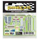 PINECAR PIN4014 RACER ACCENTS DRY TRANFER PINE CAR