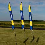 Premier Kites PMR10531 6 ft FPV Slalom Gate Banner (3); Horizon Logo