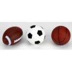 Poof - Educatio POF453 Football, Soccer, B-Ball Mini Pack