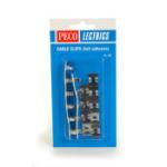 Peco PPCPL37 Self-Adhesive Cable Clips (20)