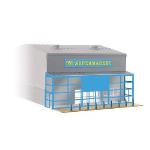 Peco PPCSSM310 HO KIT Supermarket Frontage