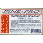 Pine-pro PPR10059 Water-Based Sanding Sealer, 2oz