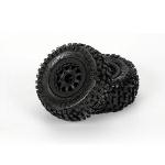 Pro-line Racing PRO118213 Badlands SC 2.2/3.0 M2 Renegade Black Wheel: SLH