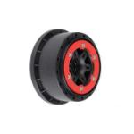 Pro-line Racing PRO271404 SPLIT 6 BEADLOCK RE RIM RED/BLACK RIM