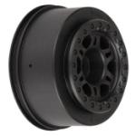 Pro-line Racing PRO272002 Split Six 2.2/3.0 Black Front Wheel (2): Slash