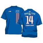 Pro-line Racing PRO980603 Pro-Line World Championship Blue T-Shirt, L