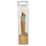 Royal & Langnic RBMRSET9110 Value Brush Set-3pc Gold Taklon Shader Set