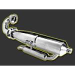 Rd Logics RDL63816 EXOTIC EXHAUST PIPE FOR SAVAGE