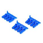 Rpm Model Kits RPM73375 4-40 HD BLUE ROD ENDS(12) FOR LOSI/ASC