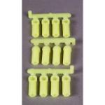 Rpm Model Kits RPM73377 4-40 YELLOW HD ROD ENDS (12) FOR LOSI / ASC