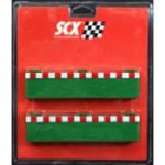Scx Slot Cars SCX87920 STRAIGHT BORDERS (8) 1/32 SCALE