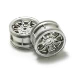 TAMIYA TAM50676 Mini Cooper Chrome Wheels (2)