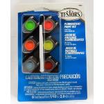 TESTORS TES9002 1/10oz,  Acrylic Pots, 6pk, Fluorescent Colors