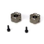 Team Losi Racin TLR2931 Rear Hex, +.75mm Width, Aluminum: 22