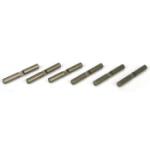 Team Losi Racin TLR3501 Differential Shaft Set, Aluminum (6): 8B, 8T 2.0