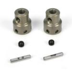 Team Losi Racin TLR3502 F/R Diff Pinion Coupler, Aluminum (2): 8B, 8T 2.0