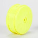 Team Losi Racin TLR43014 61mm Front Wheel, 12mm Hex, Yellow (2): 22-4