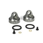 Team Losi Racin TLR5062 Bleeder Shock Caps, Aluminum (2): TEN