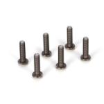 Team Losi Racin TLR5833 Titanium Button Head Screw, M3 x 12mm (6)