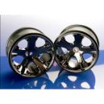 TRAXXAS TRA3772A 12mm Hex All-Star 2.8" Rear Wheels (2) (Black Chrome)