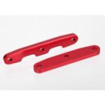 TRAXXAS TRA6823R Aluminum Bulkhead Front & Rear Tie Bar Set (Red)