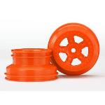 TRAXXAS TRA7673A SST 1/18 SCT Beadlock Style Wheels (2) (Orange) LaTrax