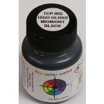 Tru-Color Paint TUP502 High Gloss Midnight Black, 1oz