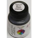 Tru-Color Paint TUP717 Metallic Light Pewter, 1oz
