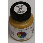 Tru-Color Paint TUP844 Brushable Flat UP/Yellow, 1oz