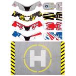 Upgrade RC UPG7603 Upgrade FAZE Skins Set One w/ Helipad (4 skins)