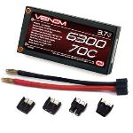 Venom Group In VNR15079 80C 3.7v 6300mAh1S 2P  LiPo Battery, Uni Plug